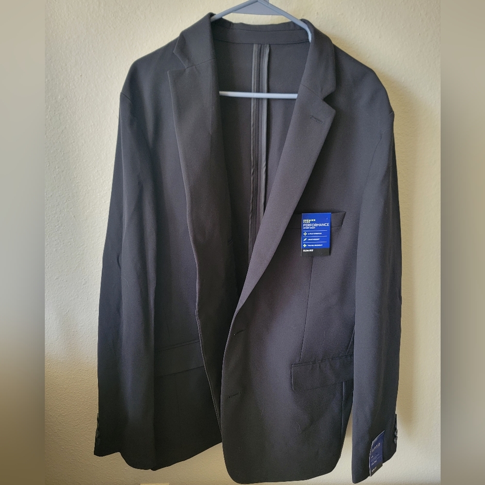 Apt. 9 Black Sport Coat Classic Blazer